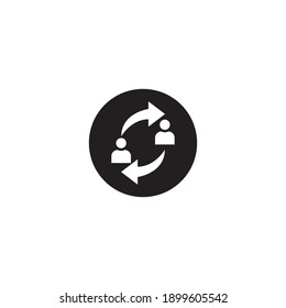 Share icon with square and arrow vector illustration on white background