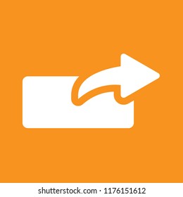 Share icon, stock vector illustration, EPS10.