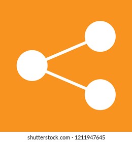 Share icon, stock vector illustration, EPS10. 