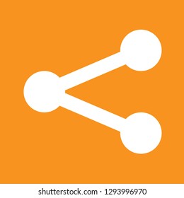 Share icon, stock vector illustration, EPS10. 