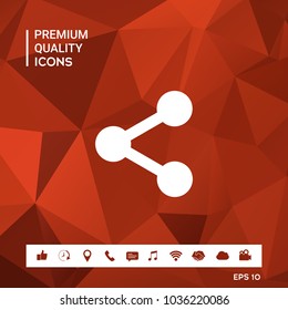 Share icon symbol