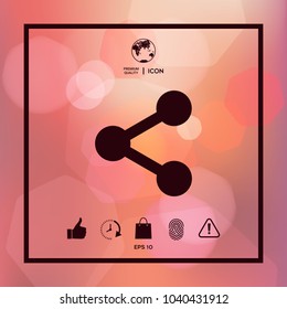 Share icon symbol