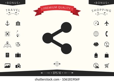 Share icon symbol
