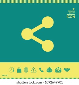 Share icon symbol