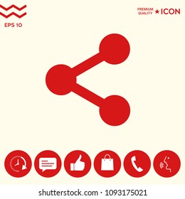 Share icon symbol