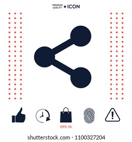 Share icon symbol