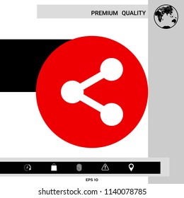 Share icon symbol