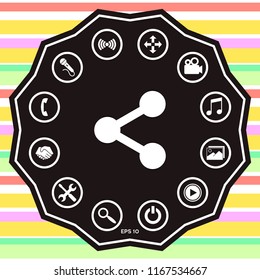 Share icon symbol
