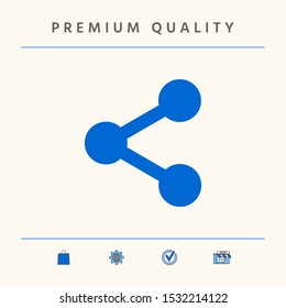 Share icon symbol. Graphic elements for your design