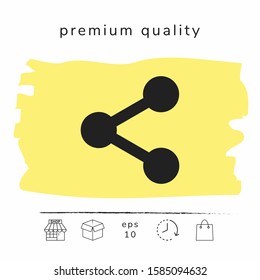 Share icon symbol. Graphic elements for your design