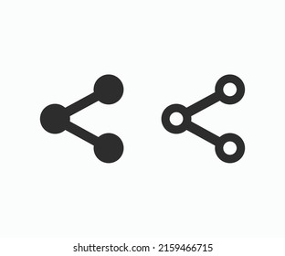 Share icon symbol simple design Vector Template.