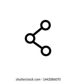 Share icon symbol vector illustration