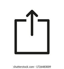 Share icon symbol vector on white background. eps10