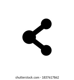 Share icon symbol vector on white background