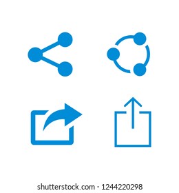 Share icon symbols vector