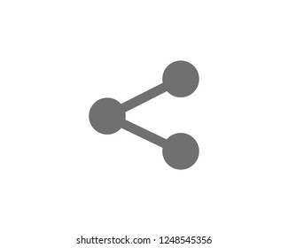 Share icon, Share symbols vector . symbol for web site Computer and mobile vector.