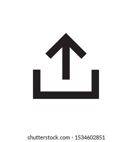 Share icon with trendy flat design, isolated on white background. vector illustration