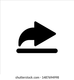 Share icon with trendy flat line style icon for web site design, logo, app, UI isolated on white background. vector illustration eps 10