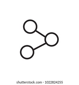 Share icon in trendy flat style isolated on background. Share icon page symbol for your web site design Share icon logo, app, UI. Share icon Vector illustration, EPS10.