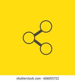 Share Icon in trendy flat style