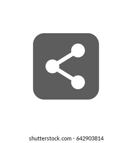 Share Icon in trendy flat style isolated on white background. Award symbol for your web site design, logo, app, UI. Vector illustration, EPS10.