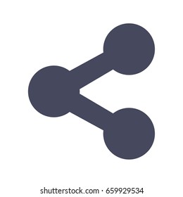 Share icon in trendy flat style isolated on white background symbol for your design logo  UI Vector illustration EPS10
