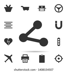 share  icon. Universal set of web for website design and development, app development