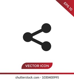 Share icon vector