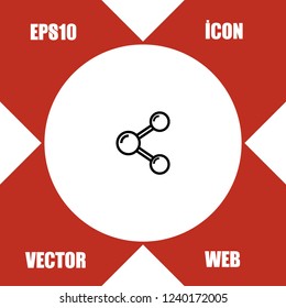 Share icon vector