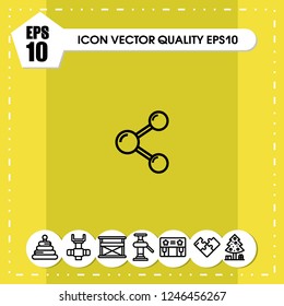 Share icon vector