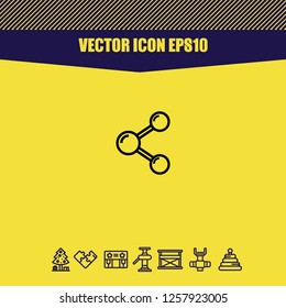 Share icon vector