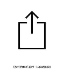 share icon vector. Share vector icon