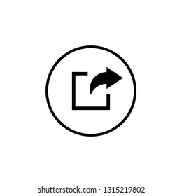 share icon vector. Share vector icon