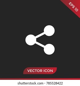 Share icon vector