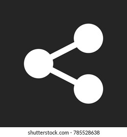 Share icon vector