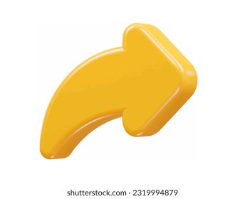 Share icon vector 3d render