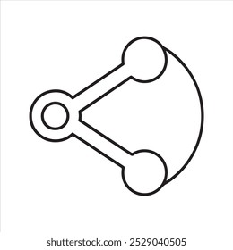 Symbol teilen, Vektorgrafik-Design