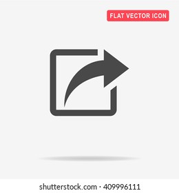Share icon. Vector concept illustration for design.