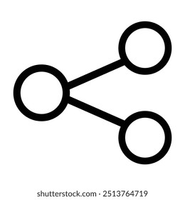 Compartir icono Vector signo de conexión
