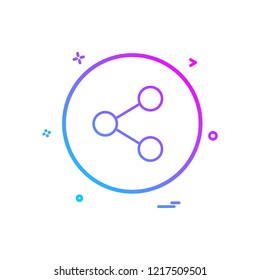 share icon vector design