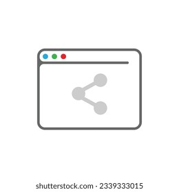 Share It Icon Vector Design.
