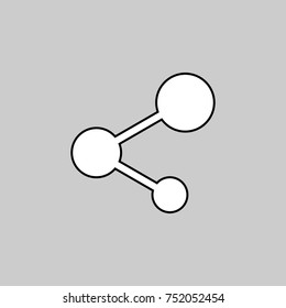 Share icon vector design isolated