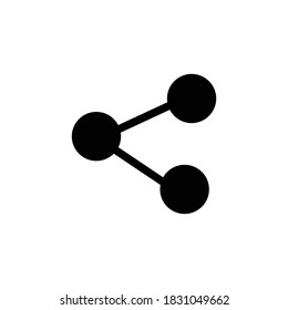 Share icon vector. File share symbol