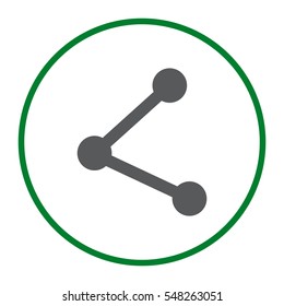 Share Icon Vector flat design style