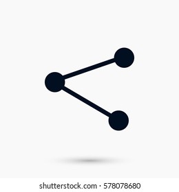 share icon vector, flat design best vector icon