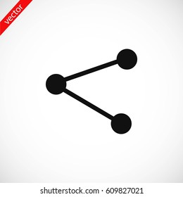 share icon vector, flat design best vector icon