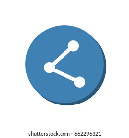 Share Icon Vector flat design style
