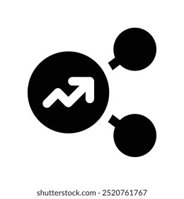 share icon. vector glyph icon for your website, mobile, presentation, and logo design.