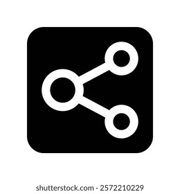 share icon. vector glyph icon for your website, mobile, presentation, and logo design.