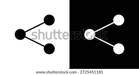 Share icon vector graphics. filled vector sign, Symbol illustration.